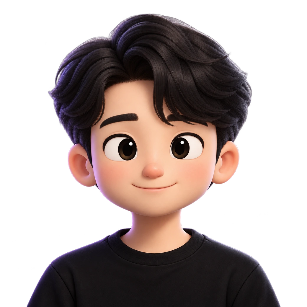 이재호를 표현한 3D 캐릭터